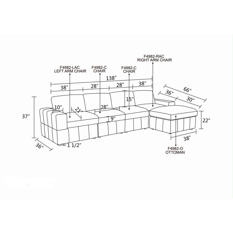 Ebern Designs Yanibel 5 Piece Living Room Set Wayfair Canada